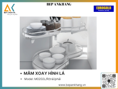 MÂM XOAY HÌNH LÁ EUROGOLD M0202L/R(trái/phải) - THÉP MẠ CROM 